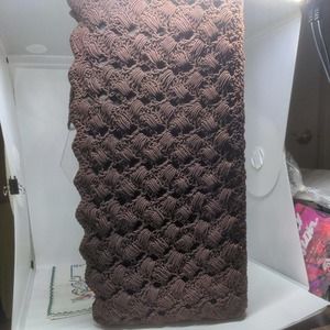 Vintage Gimp Brown Clutch/Handbag With Lucite Pull 1940's - Lined corde?